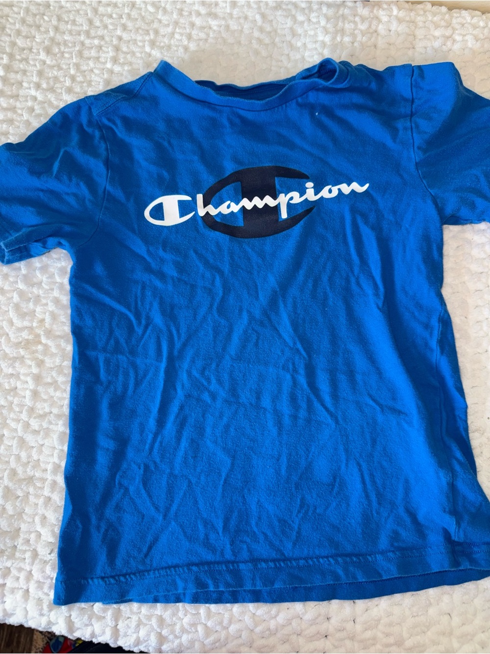 Champion Kids' Blue Logo T-Shirt